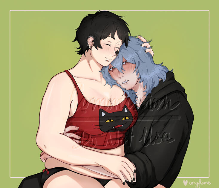 Waist Up Rendered + Character